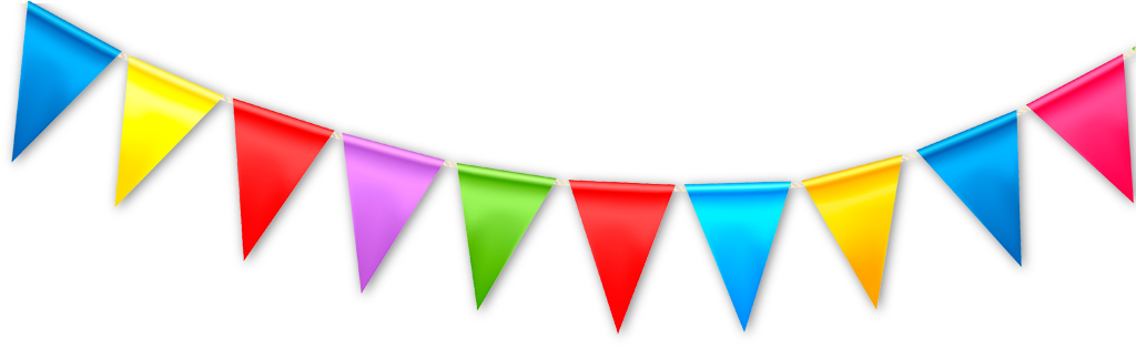 Lighting Up The Summer For Children - Bunting Flags - Free Transparent PNG Clipart Images Download. - Transparent PNG Free Download