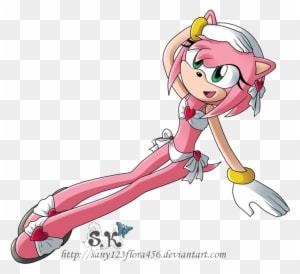 Amy Rose Summer Style By Xxsunny-bluexx - Amy Rose In A Swimsuit - Free Transparent PNG Clipart Images Download. - Summer Transparent PNG Free Download