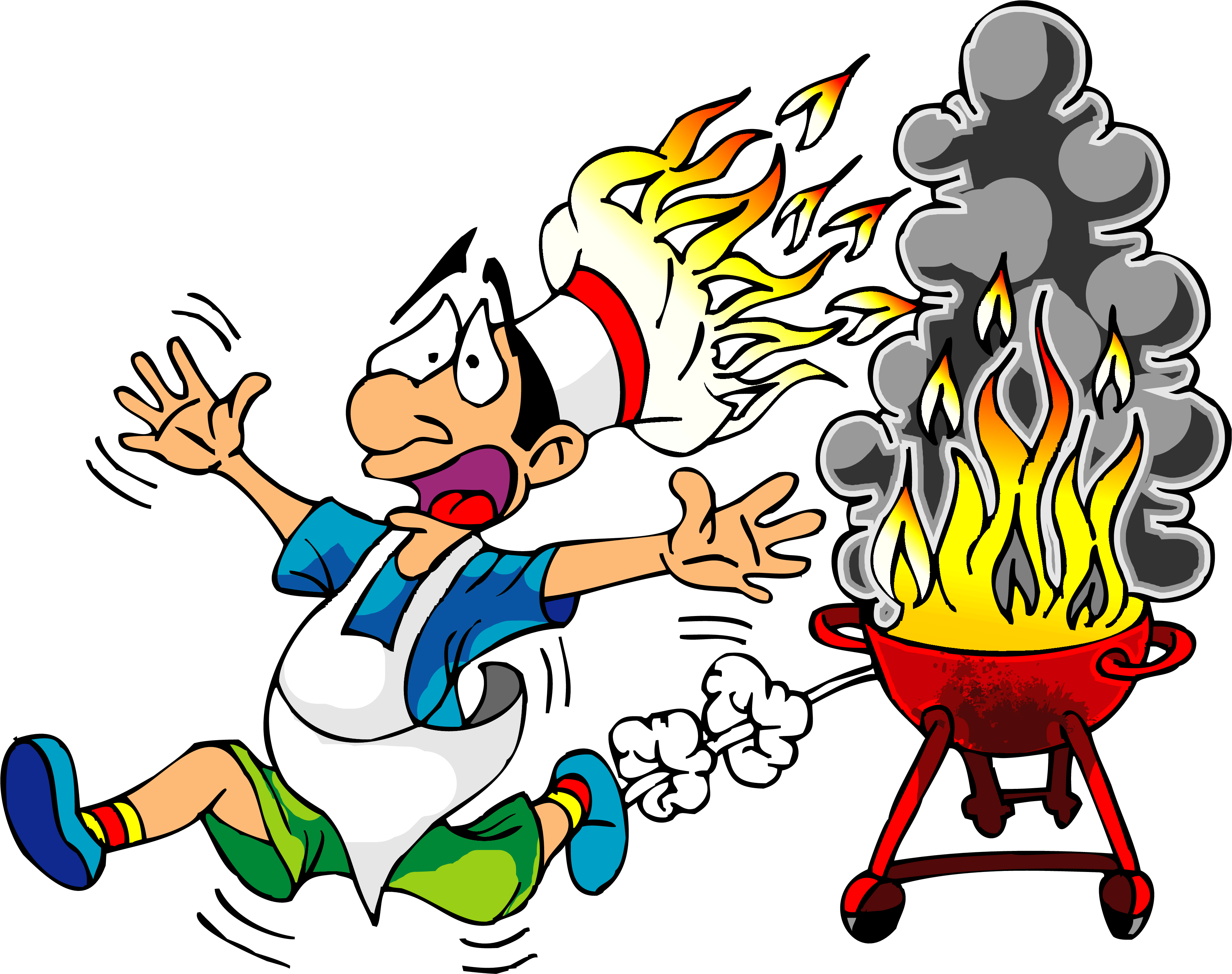 Summer Bbq Party Clip Art - Bbq Cartoon - Free Transparent PNG Clipart Images Download. - Transparent PNG Free Download