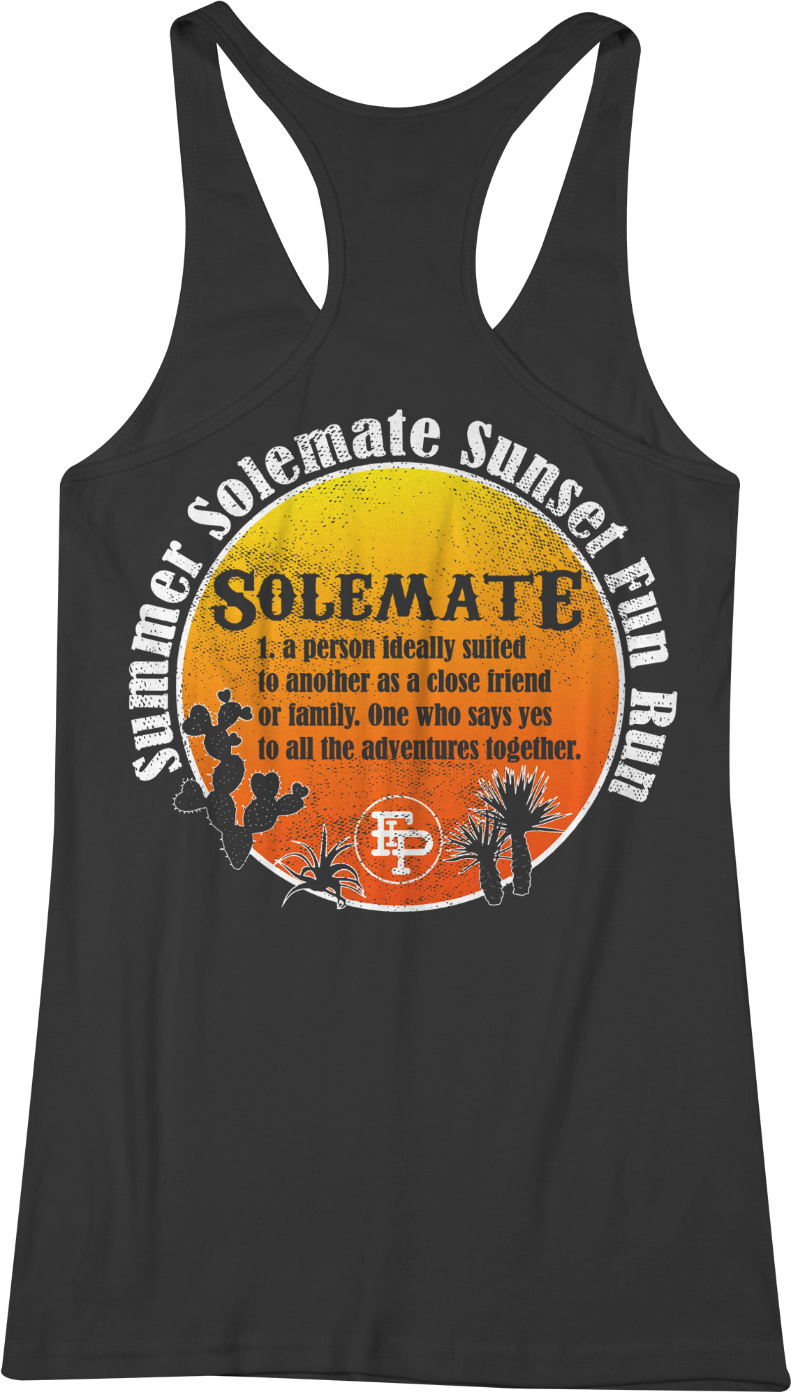 Pre-registration Summer Solemate Sunset Fun Run Tank - Active Tank - Free Transparent PNG Clipart Images Download. - Transparent PNG Free Download