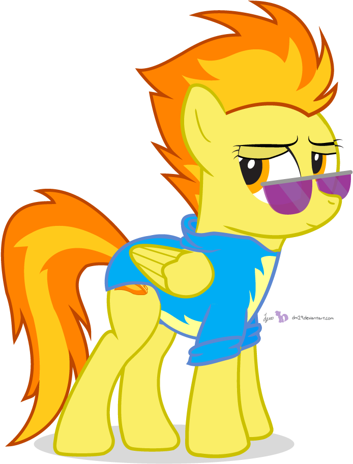 Summer Wonderbolt Ver - Pony Friendship Is Magic Spitfire - Free Transparent PNG Clipart Images Download. - Transparent PNG Free Download
