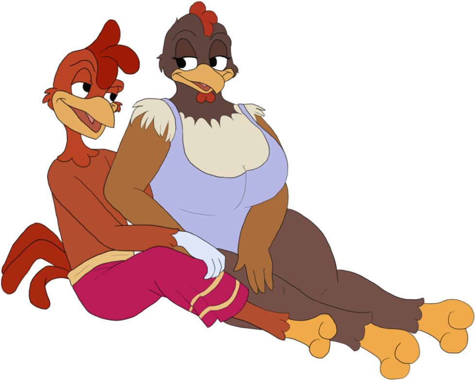 Summer Time Couple By Mildartattack - Clara Cluck And Panchito Pistoles - Free Transparent PNG Clipart Images Download. - Transparent PNG Free Download