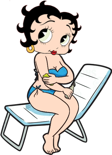 Betty Boop, At The Beach, Ash, Floor Plans, Swimming, - Betty Boop Note Pad [book] - Free Transparent PNG Clipart Images Download. - Transparent PNG Free Download