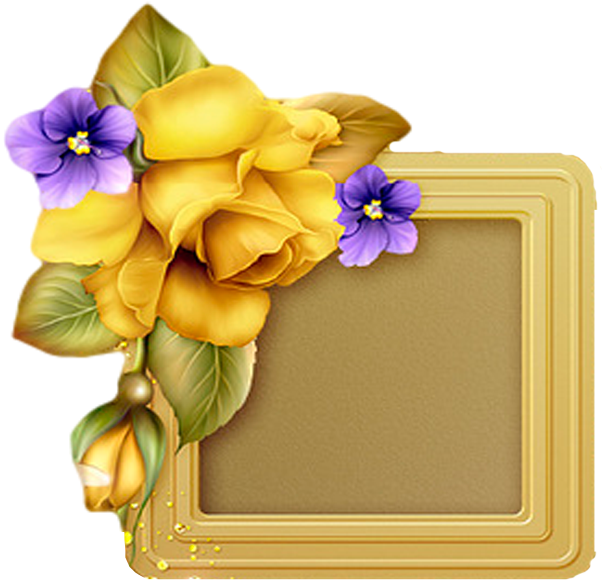 Moonbeam's Yellow Roses & Violets, Is A Digitally Painted - Elegante Hochzeits-aquamarine Blaue Beige Visitenkarte - Free Transparent PNG Clipart Images Download. - Transparent PNG Free Download