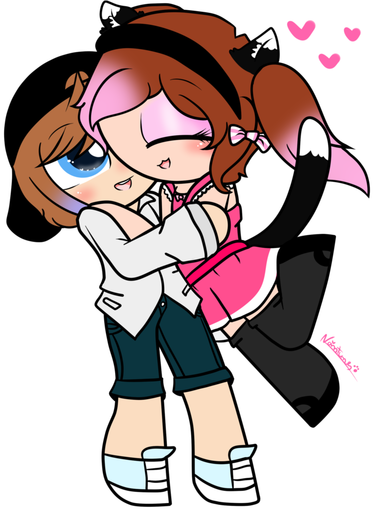 ~summer With Eligah Senpai By Nini The Inkling - Nini The Kitty Senpai - Free Transparent PNG Clipart Images Download. - Transparent PNG Free Download