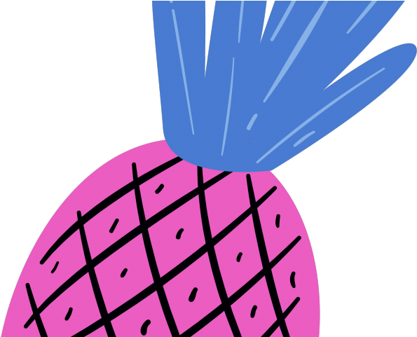 Summer Fun Clipart - Free Colorful Pineapple Clipart Png - Free Transparent PNG Clipart Images Download. - Transparent PNG Free Download