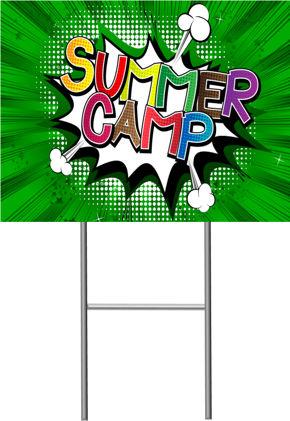 Summer Camp Yard Sign - Summer Camp Yard Sign - Free Transparent PNG Clipart Images Download. - Transparent PNG Free Download