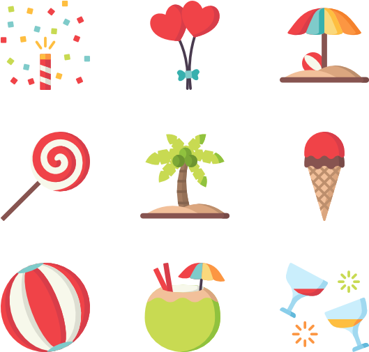 Summer Party Png - Summer Party Png - Free Transparent PNG Clipart Images Download. - Transparent PNG Free Download