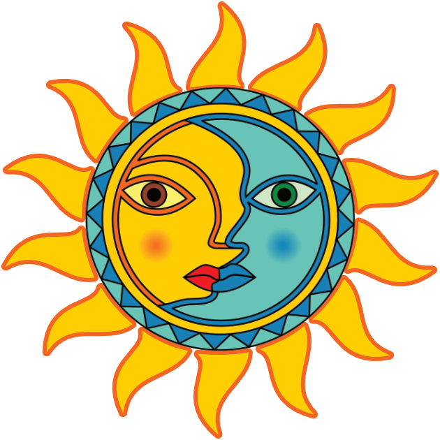 Summer Solstice - Sun And Moon South America - Free Transparent PNG Clipart Images Download. - Transparent PNG Free Download