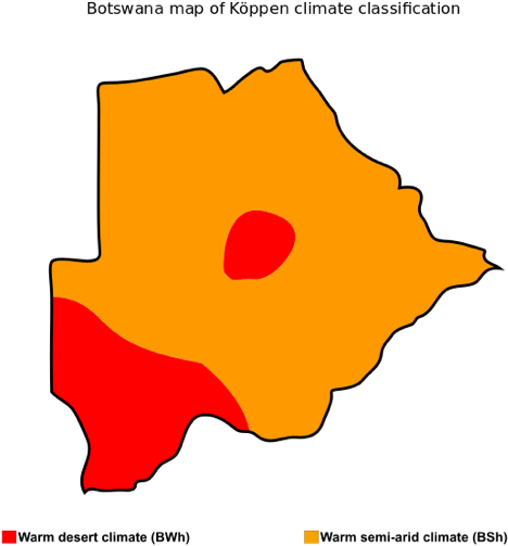 Summer Rainfall Is Rather Unpredictable And Hardly - Botswana Climate - Free Transparent PNG Clipart Images Download. - Transparent PNG Free Download