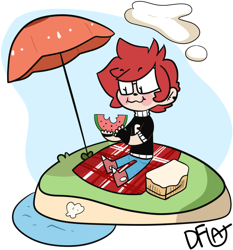 Summer Times By Drawnflat - Cartoon - Free Transparent PNG Clipart Images Download. - Transparent PNG Free Download