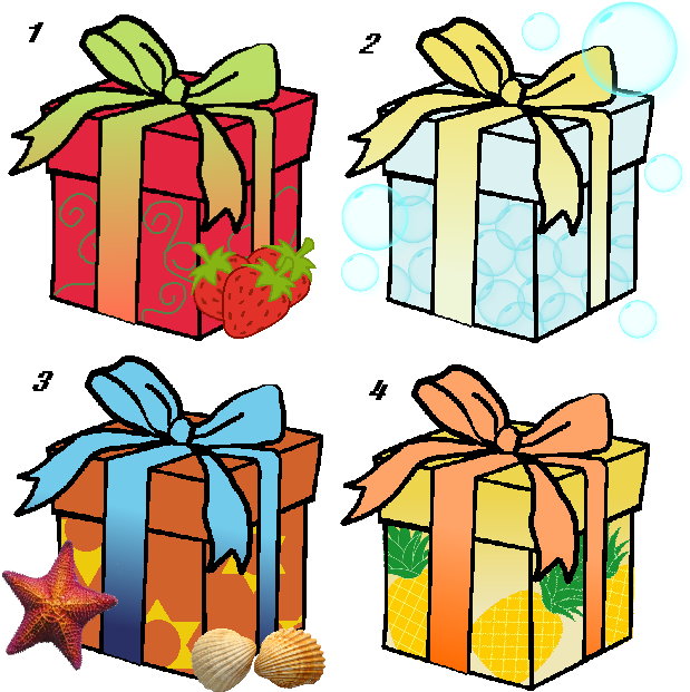 Summer Themed Gift Adopts Open By Ghosthogphantazia - Summer Themed Gift Adopts Open By Ghosthogphantazia - Free Transparent PNG Clipart Images Download. - Transparent PNG Free Download