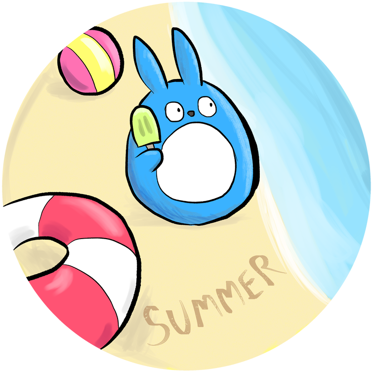 Totoro Summer Time By Xxlpanda - Circle - Free Transparent PNG Clipart Images Download. - Transparent PNG Free Download