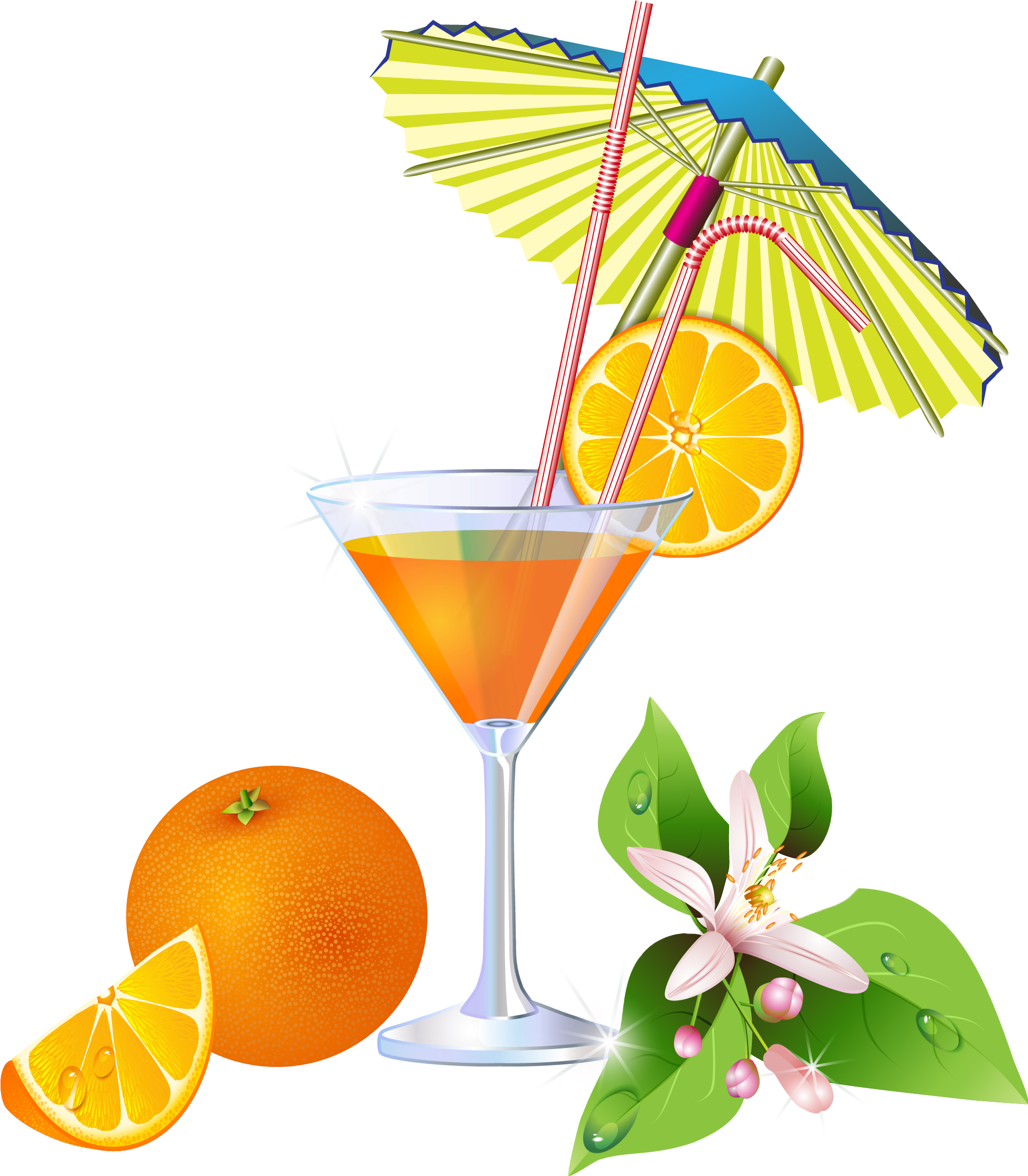 Summer Orange Cocktail Png Clipart - Summer Cocktail Cocktail Clipart Transparent PNG - 2070x2428 - Free Download on - Transparent PNG Free Download
