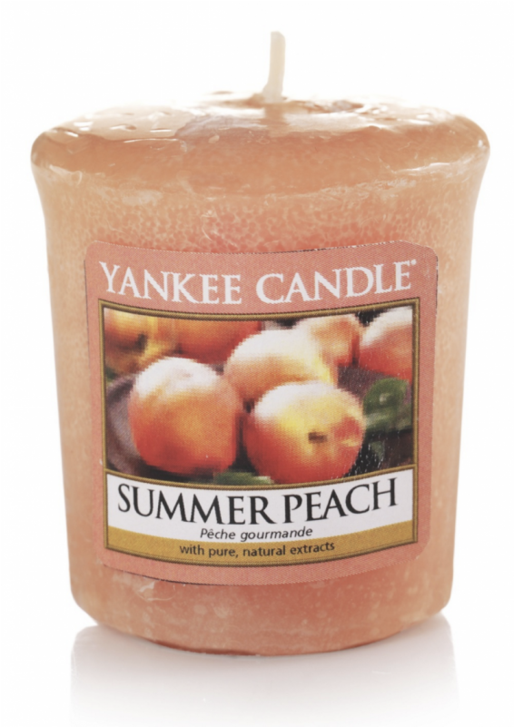 Yankee Candle Classic Mini Summer Peach Candle - Summer Peach Yankee Candle Transparent PNG - 800x800 - Free Download on - Transparent PNG Free Download