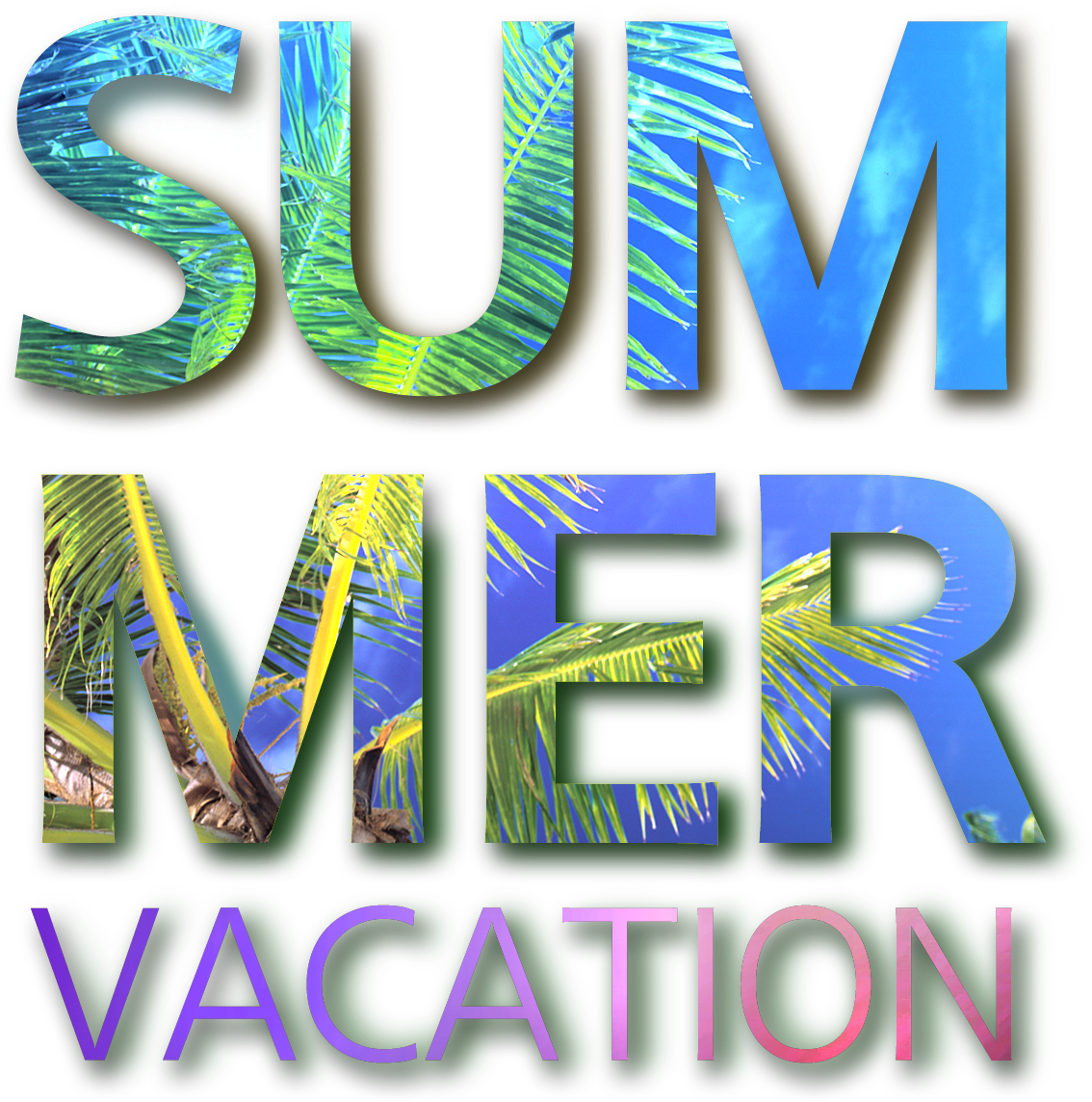 Gradient Summer Word Art - Summer Transparent PNG - 2824x2117 - Free Download on - Transparent PNG Free Download