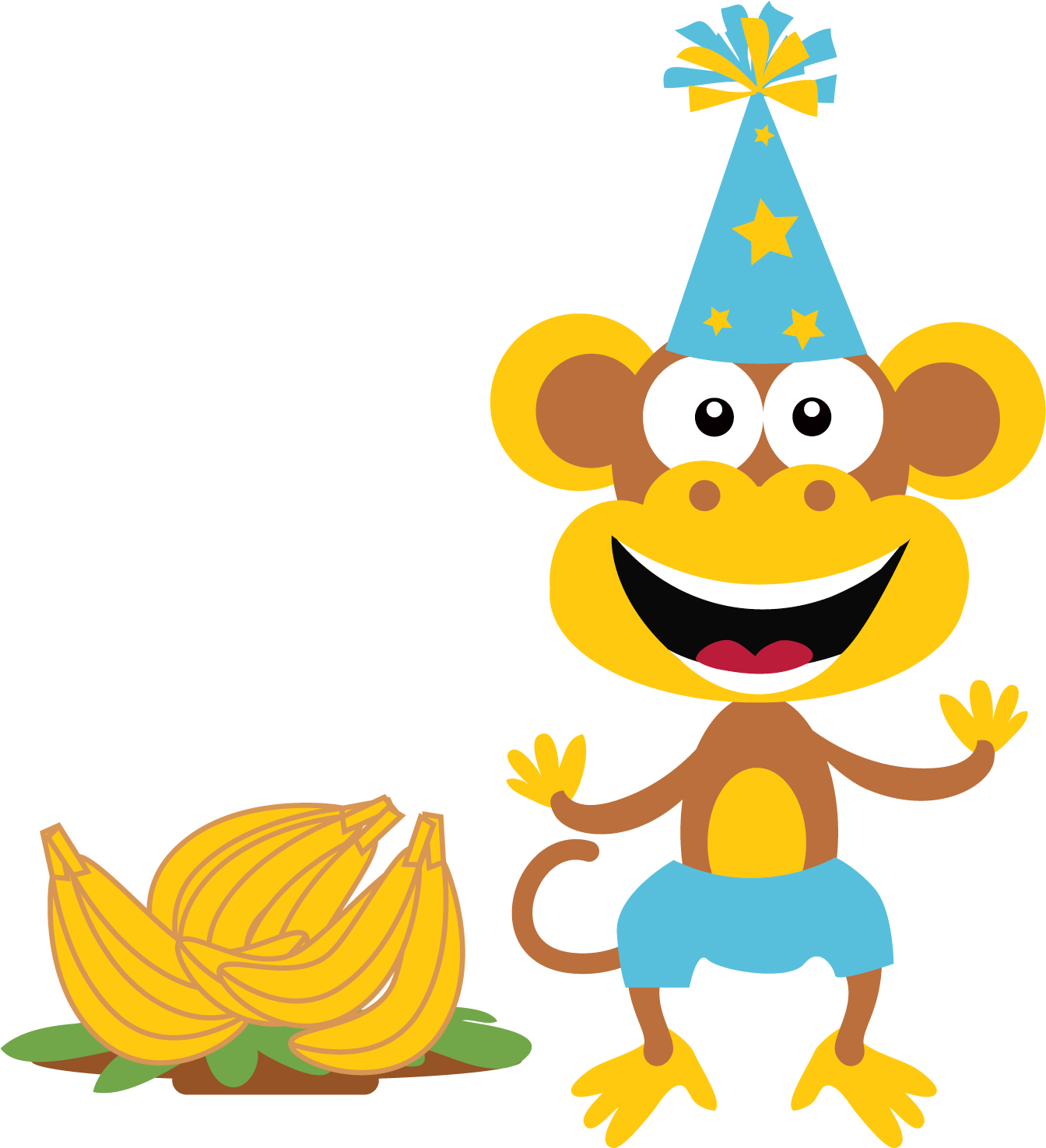 Birthday Clipart Monkey - Sun Summer Clip Art Free Transparent PNG - 1355x1500 - Free Download on - Transparent PNG Free Download