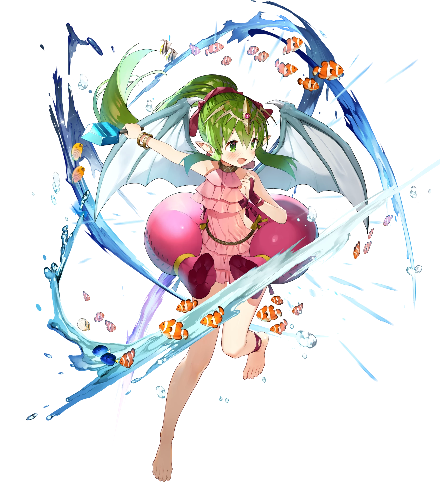 Fire Emblem Heroes Summer Young Tiki Transparent PNG - 1684x1920 - Free Download on - Transparent PNG Free Download