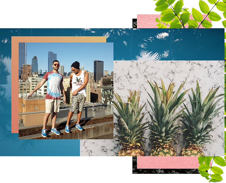 Next To This New York Based Duo, We've Given Plastic - Summer Pineapples Throw Blanket Transparent PNG - 777x629 - Free Download on - Transparent PNG Free Download