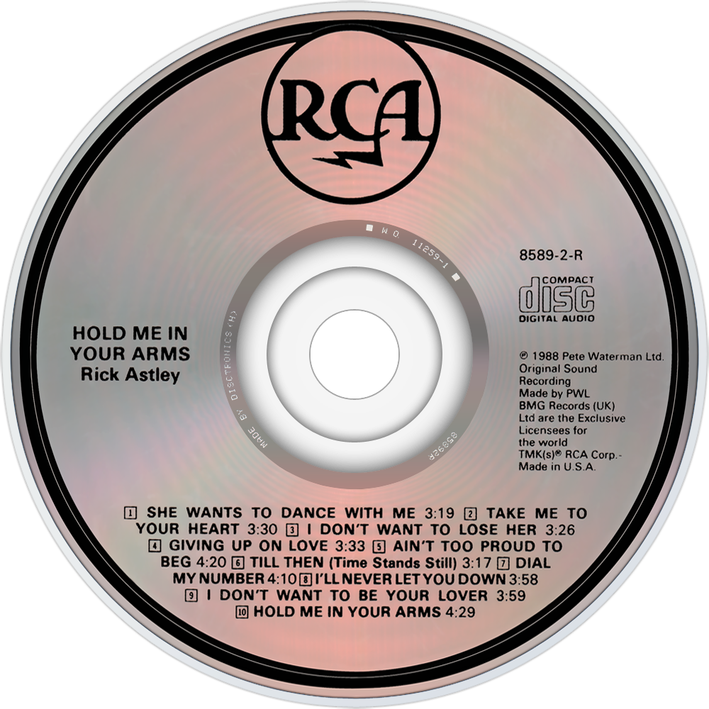Rick Astley Hold Me In Your Arms Cd Disc Image - Summer Madness [vinyl] Kc Flightt Transparent PNG - 1000x1000 - Free Download on - Transparent PNG Free Download