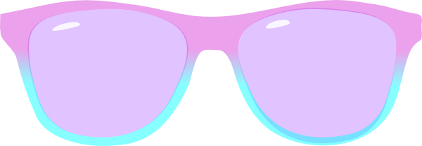 Purple And Blue Shades Clip Art - Summer Sunglasses Vector Png Transparent PNG - 600x208 - Free Download on - Transparent PNG Free Download