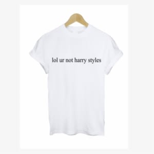 Lol Ur Not Harry Styles T Shirt £10 Free Uk Delivery - Coco Made Summer Top Transparent PNG - 454x454 - Free Download on - Summer Transparent PNG Free Download