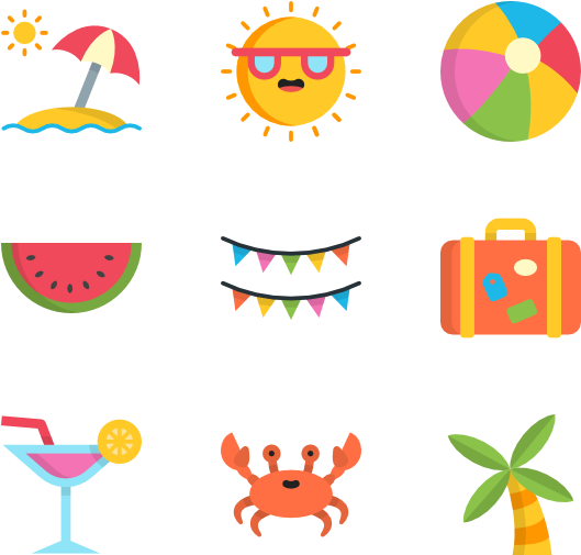 Download Here - Summer Icons Transparent Transparent PNG - 600x564 - Free Download on - Transparent PNG Free Download