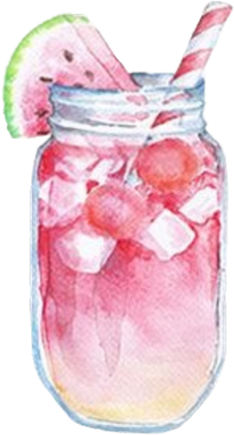 Ftestickers Watercolor Summer Beverage Cocktail Water - Italian Soda Clip Art Transparent PNG - 1024x1024 - Free Download on - Transparent PNG Free Download