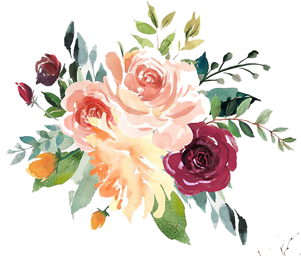 Free Watercolor Floral Summer Vector Pattern - Watercolor Floral Vector Png Transparent PNG - 618x511 - Free Download on - Transparent PNG Free Download