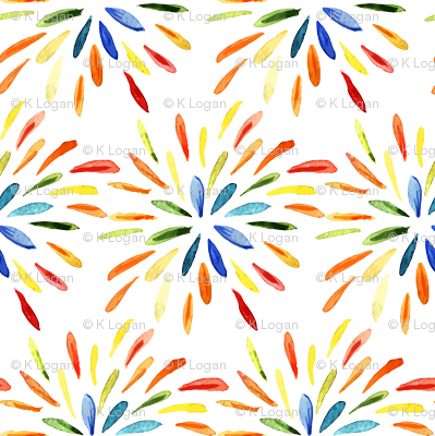 Watercolor Spring Summer Flowers Orange And Red Transparent PNG - 399x400 - Free Download on - Transparent PNG Free Download