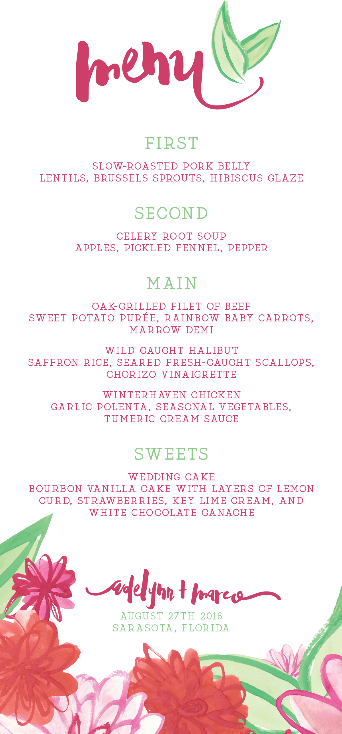 Pink Wedding, Floral Wedding, Watercolor Wedding, Orange - Wedding Transparent PNG - 1200x2700 - Free Download on - Transparent PNG Free Download