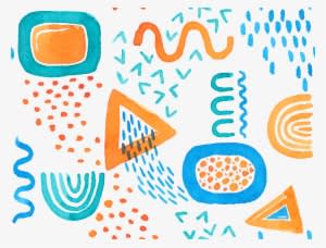 Summer Fresh Element Watercolor Filling Background - Watercolor Painting Transparent PNG - 1024x779 - Free Download on - Transparent PNG Free Download