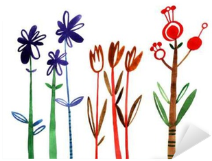 Colorful Floral Collection With Leaves And Flowers, - Watercolor Painting Transparent PNG - 400x400 - Free Download on - Transparent PNG Free Download