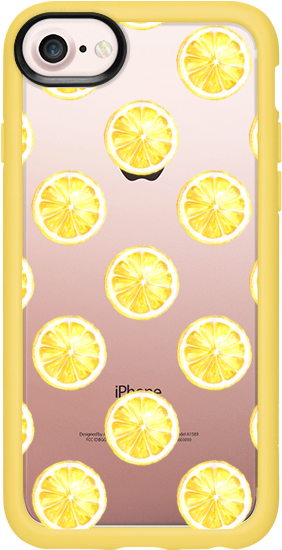 Casetify Iphone 7 Classic Grip Case - Lemon Transparent PNG - 282x560 - Free Download on - Transparent PNG Free Download