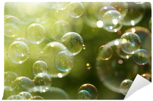 Summer Sunlight And Soap Bubbles Wall Mural • Pixers® - Poster: Flynt's Soap Bubbles Floating In The Air As Transparent PNG - 400x400 - Free Download on - Transparent PNG Free Download