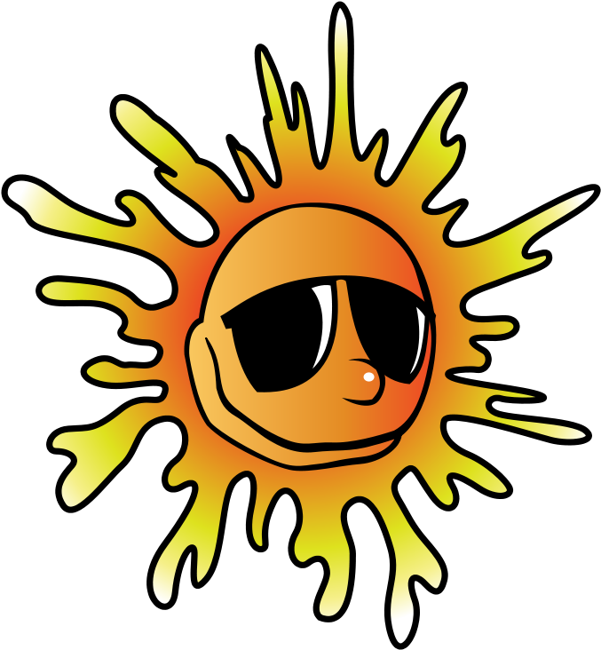 Heat, Summer, Sun, Cool, Sunglasses, Beach, Glasses - Sun With Glasses Png Transparent PNG - 591x640 - Free Download on - Transparent PNG Free Download