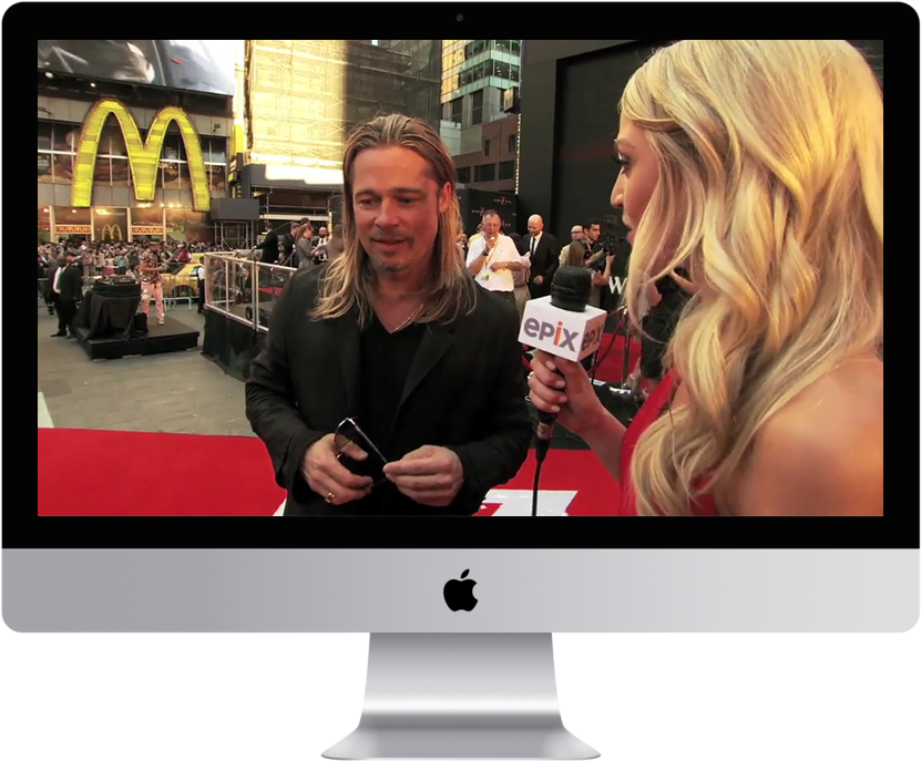 The Arrival Of Global Superstar Brad Pitt - Imac 21 5 Transparent PNG - 900x900 - Free Download on - Transparent PNG Free Download