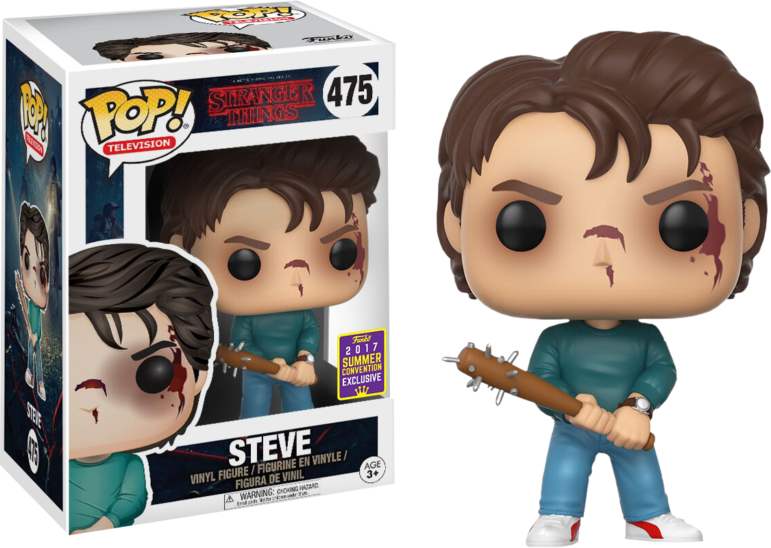 Steve Funko Pop Vinyl Figure - Steve Pop Stranger Things Transparent PNG - 1125x799 - Free Download on - Transparent PNG Free Download
