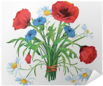 Colorful Summer Bouquet Of Wildflowers On A White Background - Blumenstrauß Clipart Transparent PNG - 400x400 - Free Download on - Transparent PNG Free Download