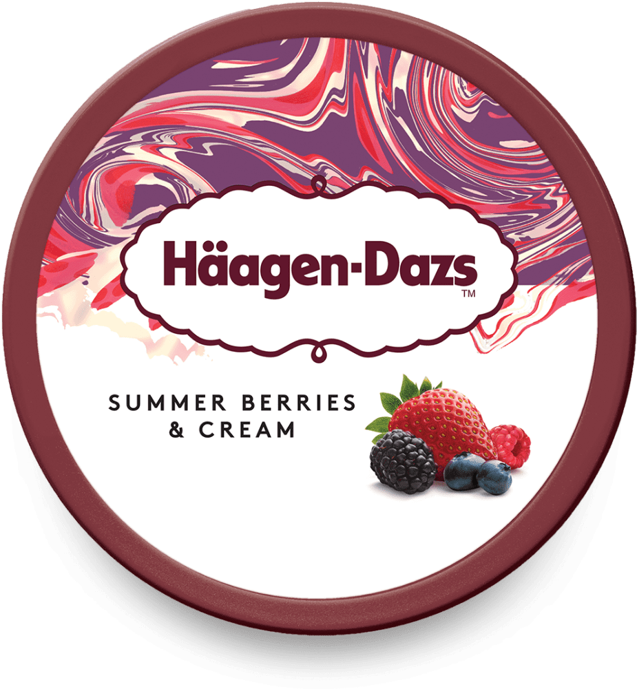 Summer Berries & Cream - Haagen Dazs Transparent PNG - 1024x1024 - Free Download on - Transparent PNG Free Download