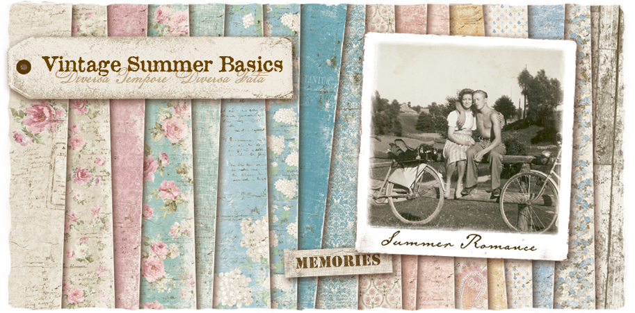 I Have Used Some Lovely Papers From The Vintage Summer - Road Bicycle Transparent PNG - 1000x450 - Free Download on - Transparent PNG Free Download