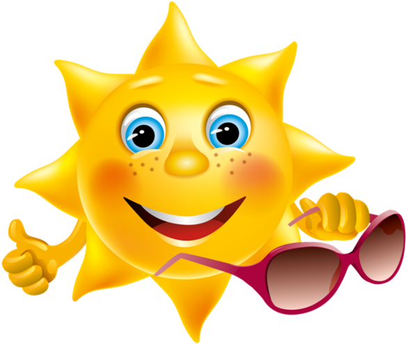 Smiling Sun Character With Hello Summer Text Stock - Smiley Soleil Transparent PNG - 600x535 - Free Download on - Transparent PNG Free Download