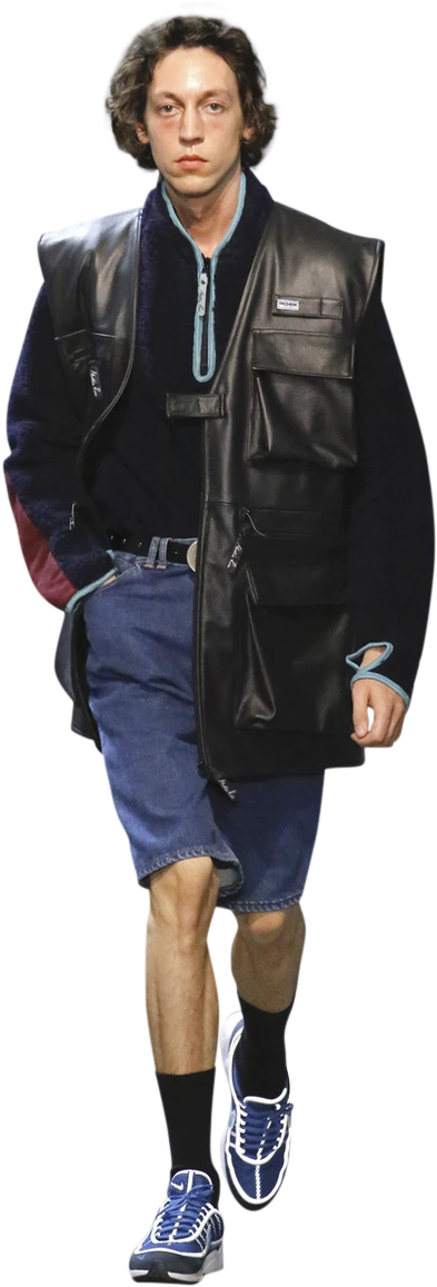 Regarded By Many As The Best Show From New York Fashion - Leather Jacket Transparent PNG - 800x1200 - Free Download on - Transparent PNG Free Download