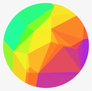Circle Polygon Geometric Colourful Rainbow Summer Brigh - Circle Polygon Png Transparent PNG - 1024x1023 - Free Download on - Summer Transparent PNG Free Download