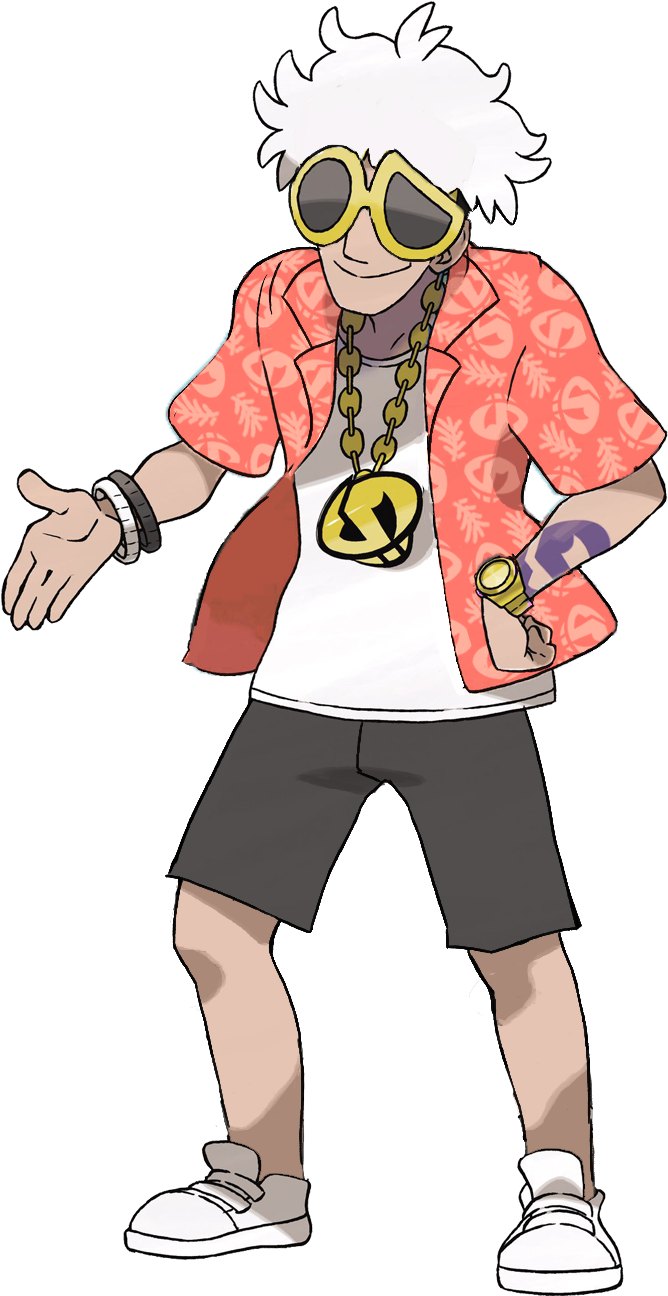 Summer Guzma - Pokemon Sun And Moon Team Skull Guzma Cosplay Costume Transparent PNG - 667x1330 - Free Download on - Transparent PNG Free Download