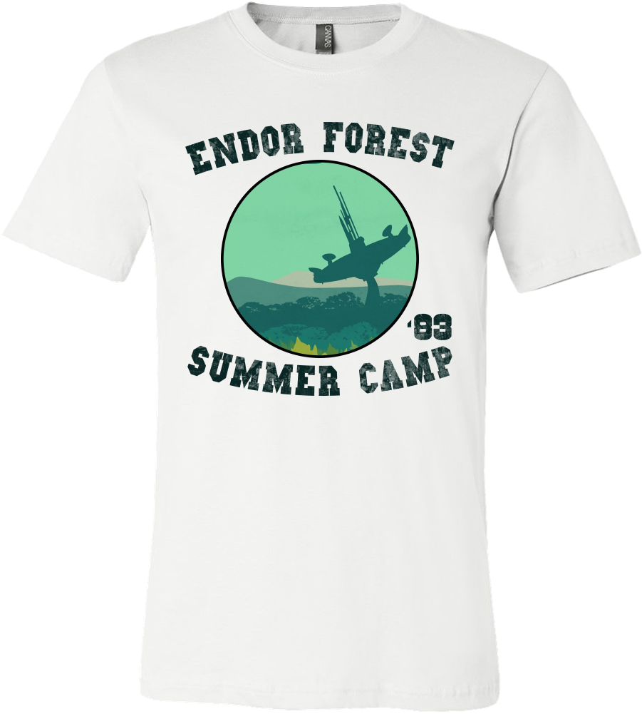 Endor Forest Summer Camp 83' - T-shirt Transparent PNG - 1000x1000 - Free Download on - Transparent PNG Free Download