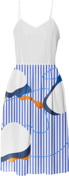 Blue Stripe Summer Dress $125 - Pattern Transparent PNG - 400x621 - Free Download on - Transparent PNG Free Download