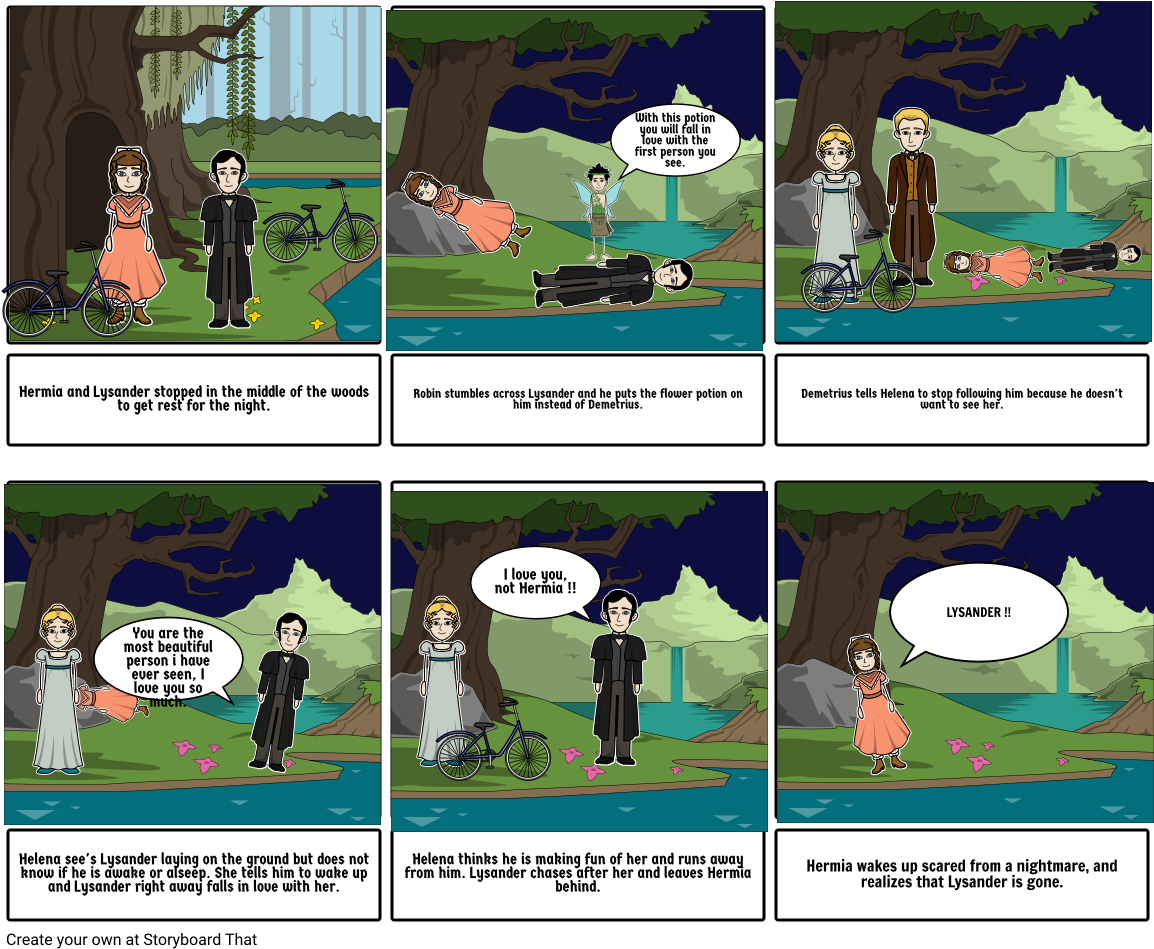 Mid Summer Act 2 Scene - Storyboard Transparent PNG - 1164x962 - Free Download on - Summer Transparent PNG Free Download