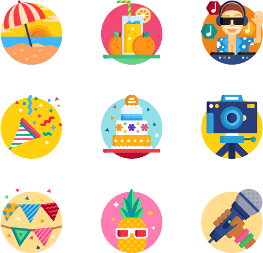 Summer Party Transparent PNG - 600x564 - Free Download on - Transparent PNG Free Download