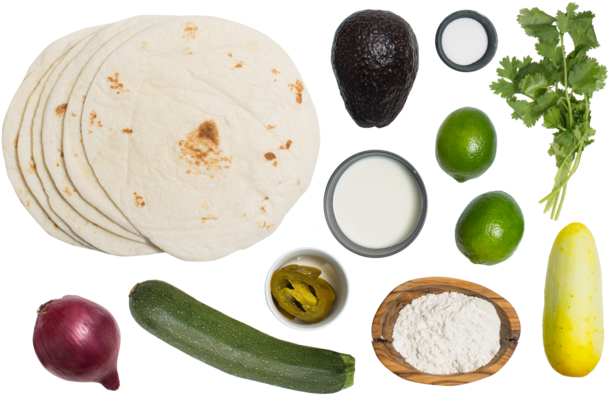 Summer Squash Tempura Tacos With Pickled Red Onion Transparent PNG - 700x613 - Free Download on - Transparent PNG Free Download